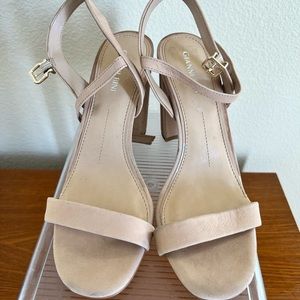 Gianni Bini tan suede sandals 8.5